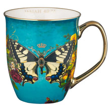 Load image into Gallery viewer, Mug - Hope Teal Butterfly - Isaiah 40:31
